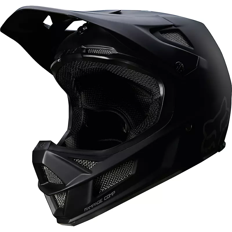 Fox Racing Rampage Comp Matte Black Helmet - Image 2